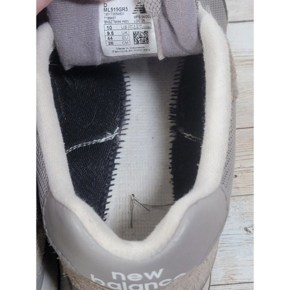 New Balance Gray Mesh & Suede Athletic Sneakers - Picture 5 of 5
